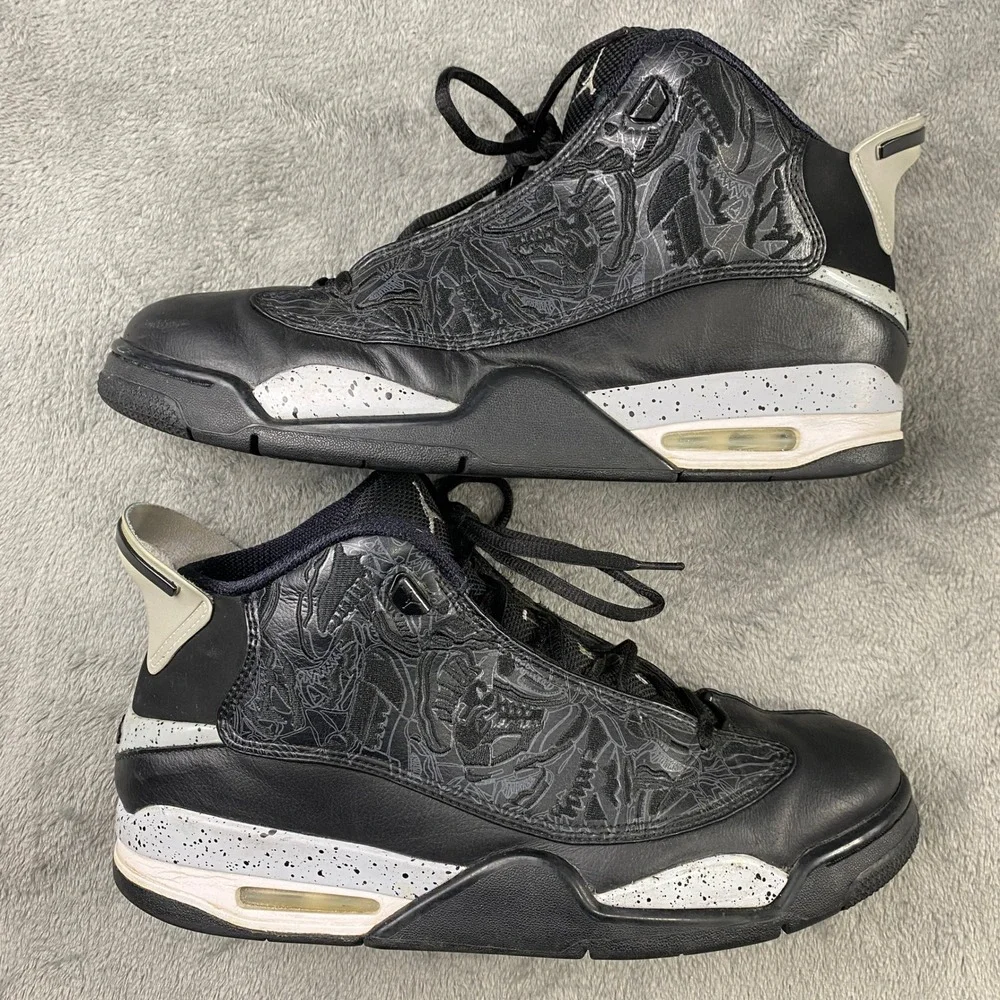 Jordan Dub Zero Sneakers Oreo Mens 12 Black Cement Laser‎ 2016 Shoes 311046-002